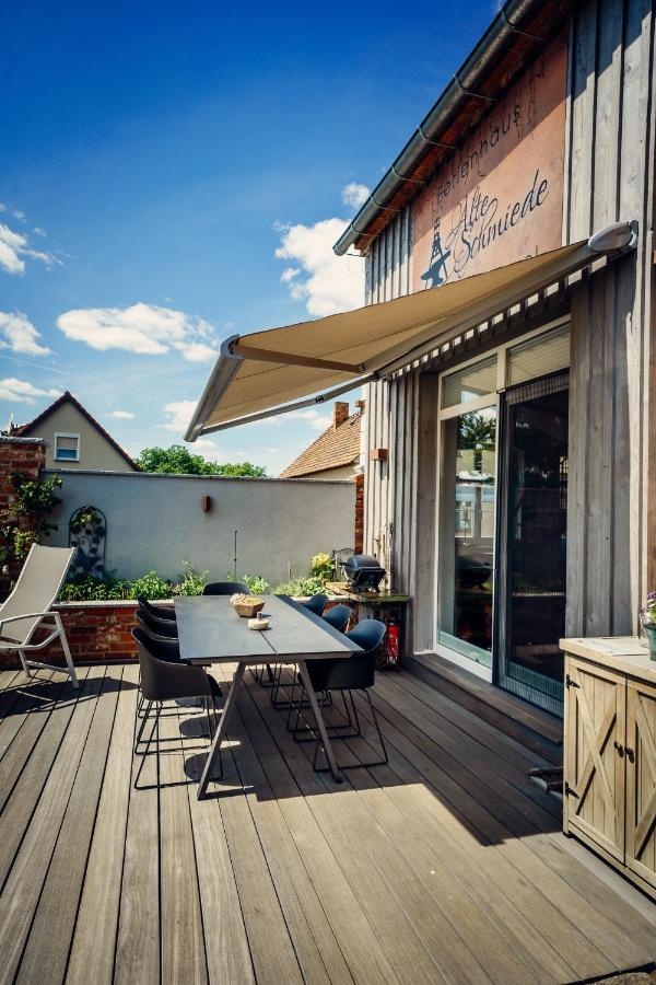 Alte Schmiede Mit Sauna, Pool Und Whirpool Im Aussenbereich Schoenstes Ferienhaus Der Lausitz Elsterheide المظهر الخارجي الصورة