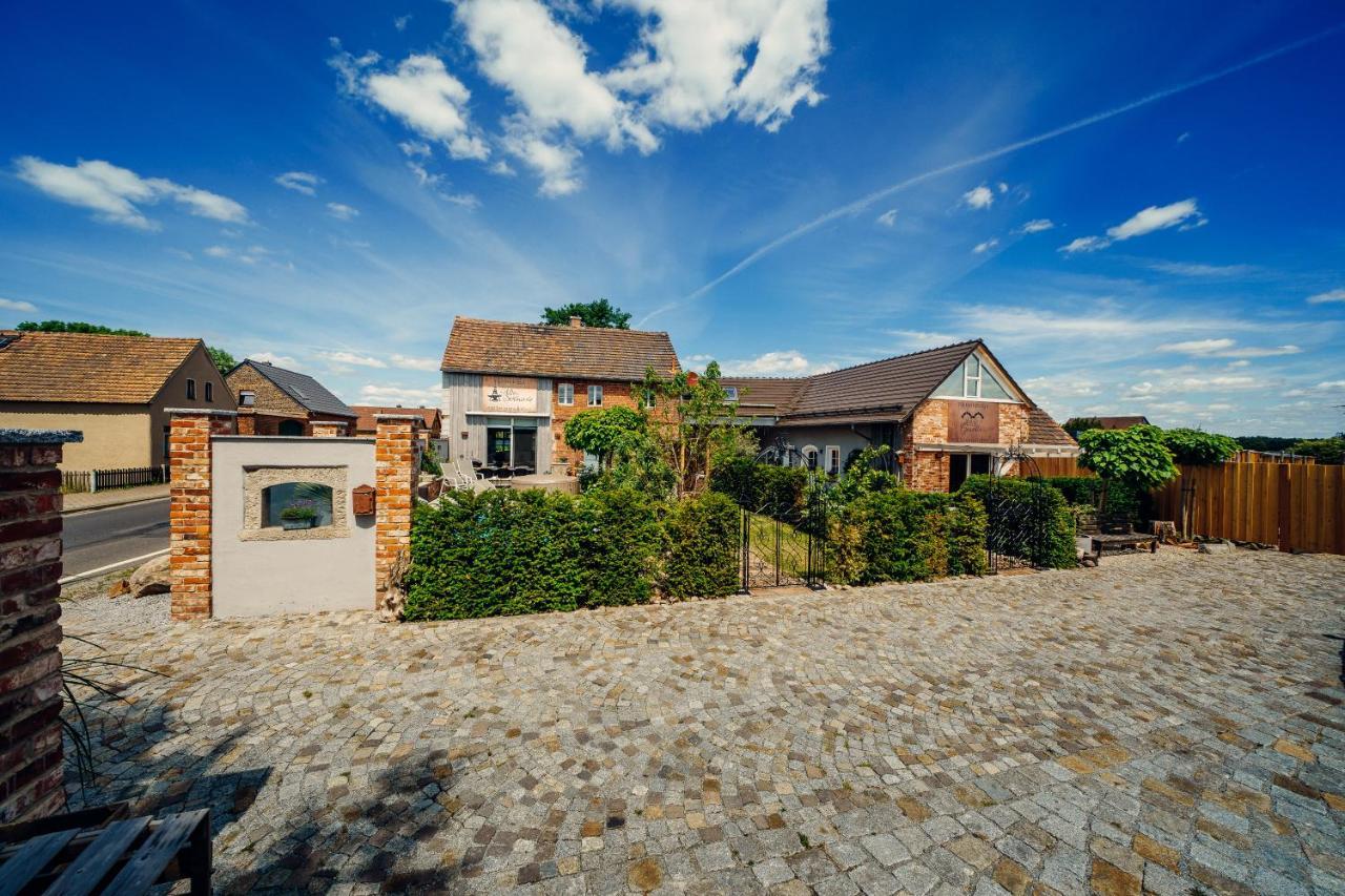 Alte Schmiede Mit Sauna, Pool Und Whirpool Im Aussenbereich Schoenstes Ferienhaus Der Lausitz Elsterheide المظهر الخارجي الصورة